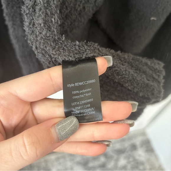 Barefoot Dreams Cozychic Open Knit Cabin Cardigan - Picture 5 of 7